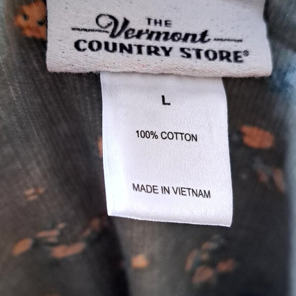 LARGE Vermont Country Store Green Corduroy Dress - Picture 6 of 10